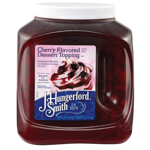 Jhs Cherry Flavored Dessert Topping, 123.4 Ounce -- 3 per case