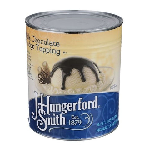Jhs Milk Chocolate Fudge Topping, 127 Ounce -- 6 per case