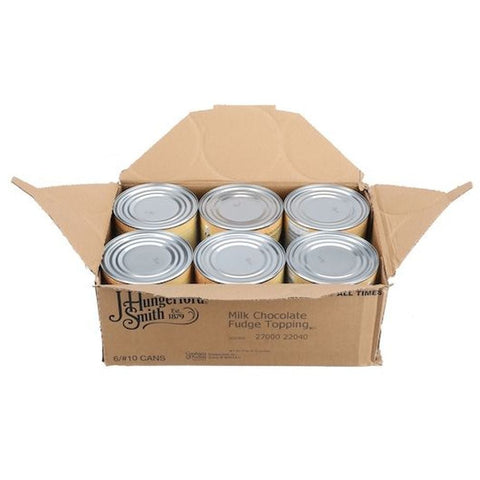 Jhs Milk Chocolate Fudge Topping, 127 Ounce -- 6 per case
