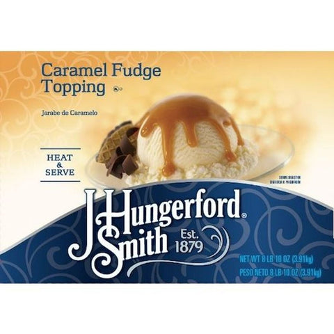 Jhs Caramel Fudge Topping, 138 Ounce -- 6 per case