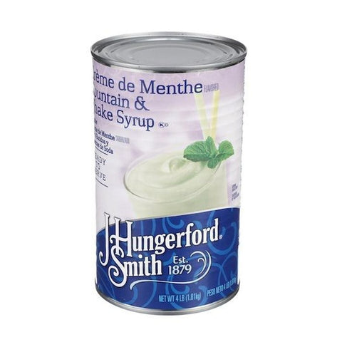 Jhs Creme De Menthe Fountain and Shake Syrup, 46 Ounce -- 6 per case