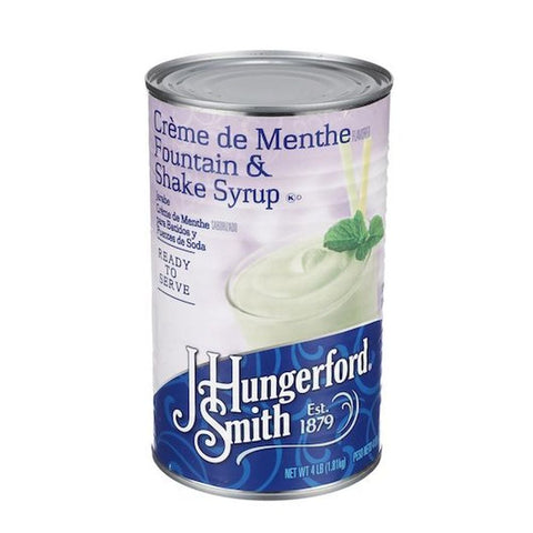Jhs Creme De Menthe Fountain and Shake Syrup, 46 Ounce -- 6 per case