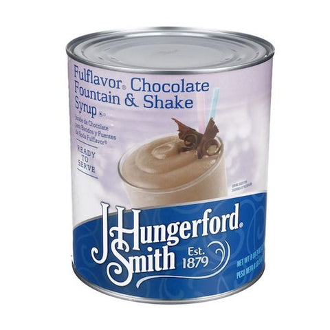 Jhs Fulflavor Chocolate Fountain and Shake Syrup, 96 Ounce -- 6 per case