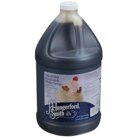 Jhs Liquid Malt Fountain and Shake Syrup, 1 Gallon -- 4 per case