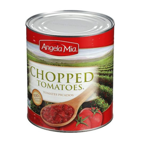 Angela Mia Chopped Tomatoes, 102 Ounce -- 6 per case