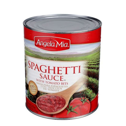 Angela Mia Spaghetti Sauce with Tomato Bits, 104 Ounce -- 6 per case