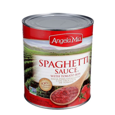 Angela Mia Spaghetti Sauce with Tomato Bits, 104 Ounce -- 6 per case