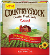 Country Crock Salted Margarine Butter, 1 Pound -- 18 per case.
