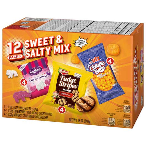 Otg Variety Packs Sweet and Salty Mix, 12 Ounce -- 4 per case