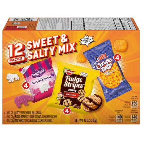 Otg Variety Packs Sweet and Salty Mix, 12 Ounce -- 4 per case
