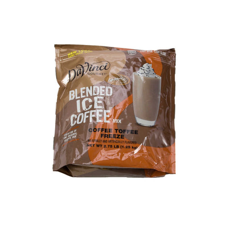 Caffe D Amore Crunch Coffee Toffee Frappe Freeze Blended Ice Coffee Mix, 2.75 Pound -- 5 per case.