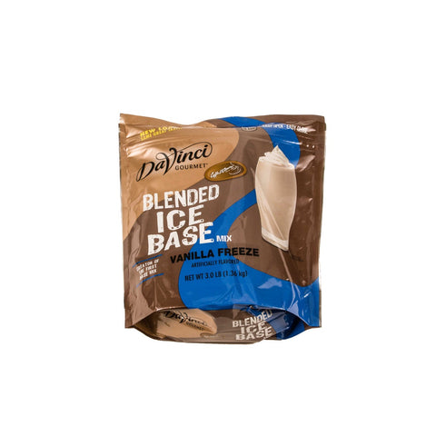 Caffe D Amore Vanilla Frappe Freeze Blended Ice Base Mix, 3 Pound -- 5 per case.