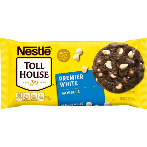 Nestle Toll House Premier White Morsel, 12 Ounce -- 12 per case.