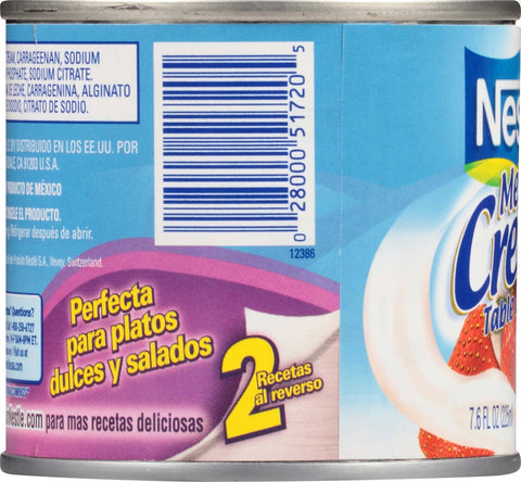 Nestle Media Creama - Table Cream, 7.6 Ounce -- 24 per case.