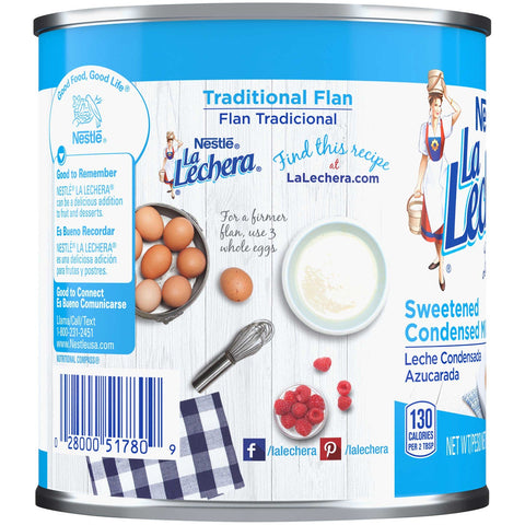 La Lechera Sweetened Condensed Milk, 14 Ounce -- 24 per case.