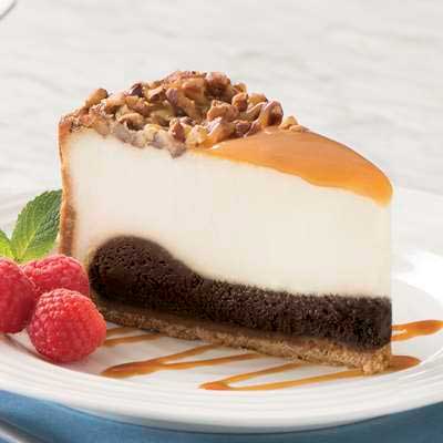 Lawlers 14 Cut Caramel Fudge Colossal Cheesecake, 6.8 Pound -- 4 per case