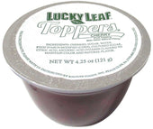 Lucky Leaf 4.25 Ounce Premium Toppers Cherry Fruit Topping, 4 count per pack -- 6 per case