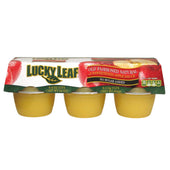 Lucky Leaf Unsweetened Apple Sauce, 4 Ounce -- 36 per case