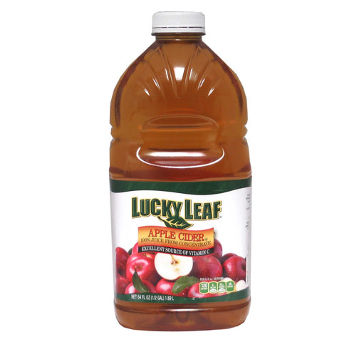 Lucky Leaf 100 Percent Apple Cider Juice Concentrate, 64 Fluid Ounce -- 8 per case.