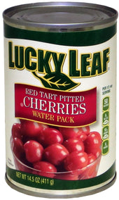 Knouse Foods Lucky Leaf Cherries, 14.5 Ounce -- 12 per case