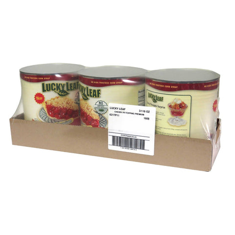 Lucky Leaf Premium Cherry Fruit Filling Or Topping, 116 Ounce -- 3 per case.