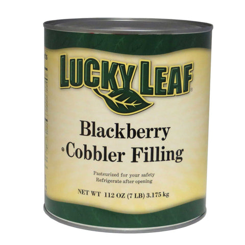 Lucky Leaf Blackberry Cobble Filling, 112 Ounce -- 6 per case.