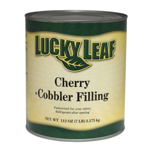 Lucky Leaf Cherry Cobbler Filling, 112 Ounce -- 6 per case.