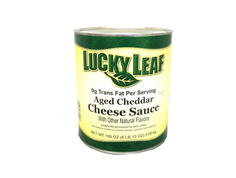 Knouse Foods Lucky Leaf Aged Cheddar Cheese Sauce, 106 Ounce -- 6 per case.