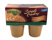 Knouse Foods Lucky Leaf Simply Creamy Butterscotch Pudding, 3.5 Ounce -- 12 per case.