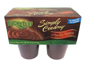 Knouse Foods Lucky Leaf Simply Creamy Chocolate Pudding, 3.5 Ounce -- 12 per case.