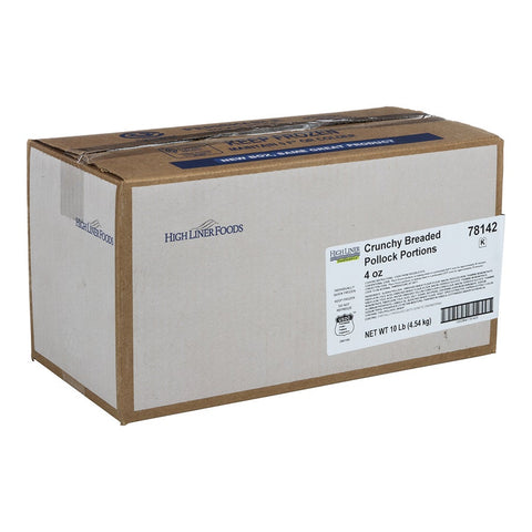 American Pride Seafoods Oven Ready Precooked Crunchy Breaded Pollock Portion, 10 Pound.