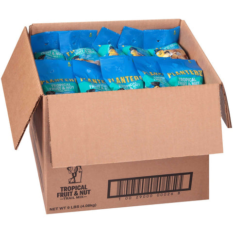 Planters Trail Mix Snack Tropical Fruit and Nut, 2 Ounce -- 72 per case.