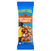 Planters Snack Nuts Honey Roast Peanuts, 2 Ounce -- 144 per case.