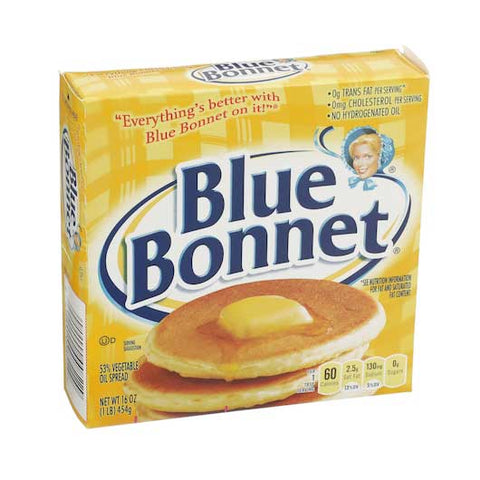 Conagra Blue Bonnet Solid Margarine Stick, 1 Pound -- 30 per case.
