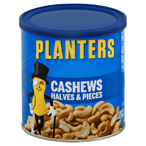 Planters Halves and Pieces Cashew, 14 Ounce -- 12 per case.