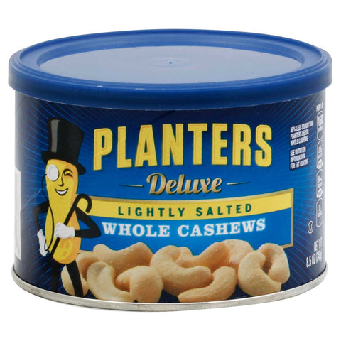 Planters Deluxe Whole Lightly Salted Cashew, 8.5 Ounce -- 12 per case.