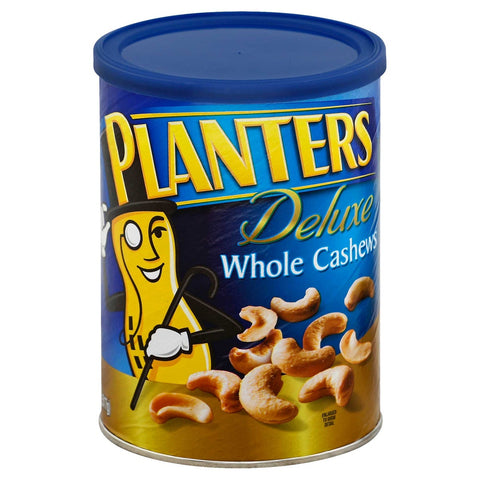 Planters Deluxe Whole Cashew, 18.25 Ounce -- 12 per case.