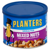Planters Unsalted Mixed Nut, 10.3 Ounce -- 12 per case.