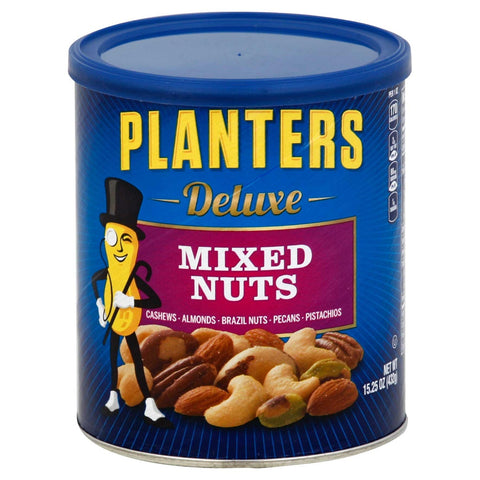 Planters Deluxe Mixed Nut, 15.25 Ounce -- 6 per case.