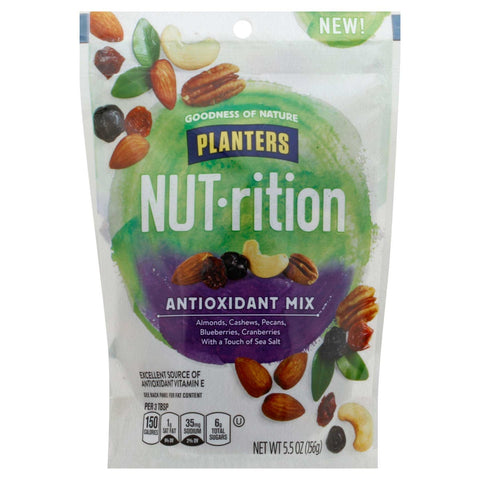 Planters Antioxidant Mix Snack Nuts, 5.5 Ounce -- 8 per case.