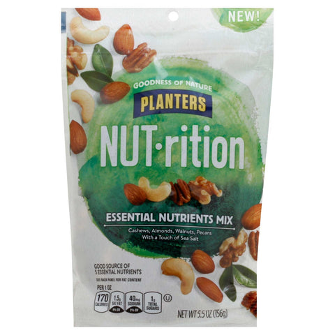 Planters Essential Nutrients Mix Snack Nuts , 5.5 Ounce -- 8 per case.