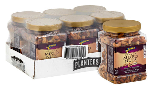 Planters Snack Mix Nuts, 34 Ounce -- 6 per case