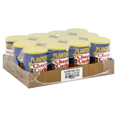 Planters Cheese Curls, 4 Ounce -- 12 per case.
