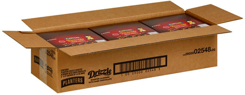 Planters Dark Chocolate Drizzle Almond Snack Nuts, 2.5 Ounce -- 18 per case.