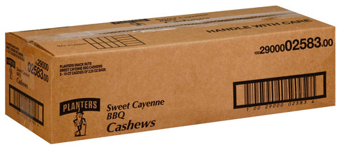 Planters Sweet Cayenne Barbecue Snack Nuts, 2.25 Ounce Tube -- 30 per case.