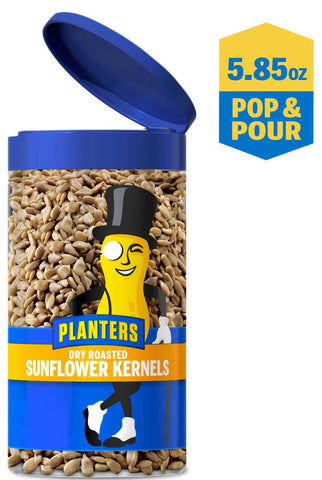 Planters Pop and Pour Dry Roasted Sunflower Kernels, 5.85 Ounce -- 12 per case