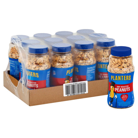 Planters Dry Roasted Peanut, 16 Ounce --12 Case