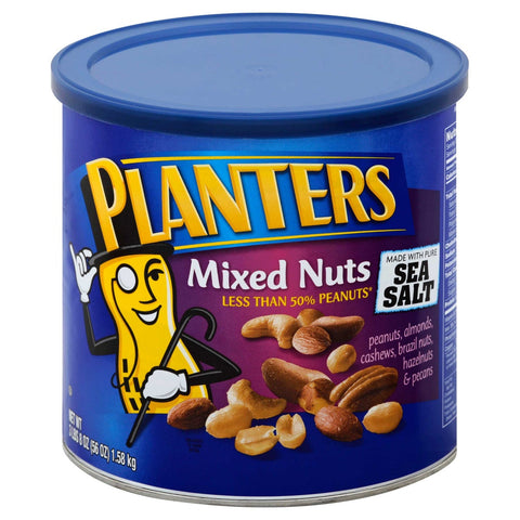 Planters Mixed Nuts Regular 6 Count 56 Ounce