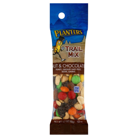 Planters Trail Mix Tube, 1.7Ounce 18 Count -- 6 Case