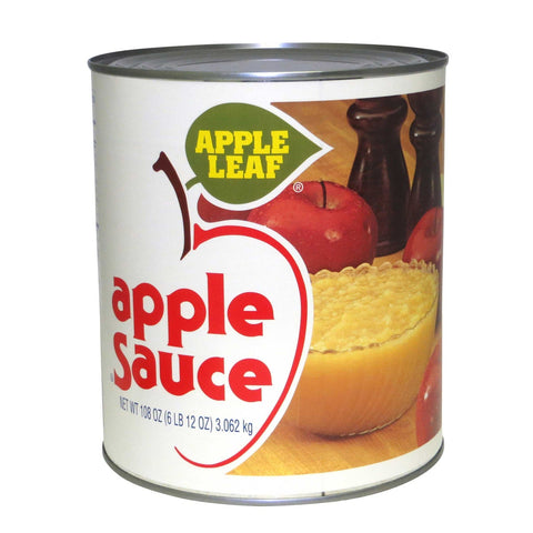 Knouse Foods Sweetened Apple Sauce, Number 10 Can -- 6 per case.